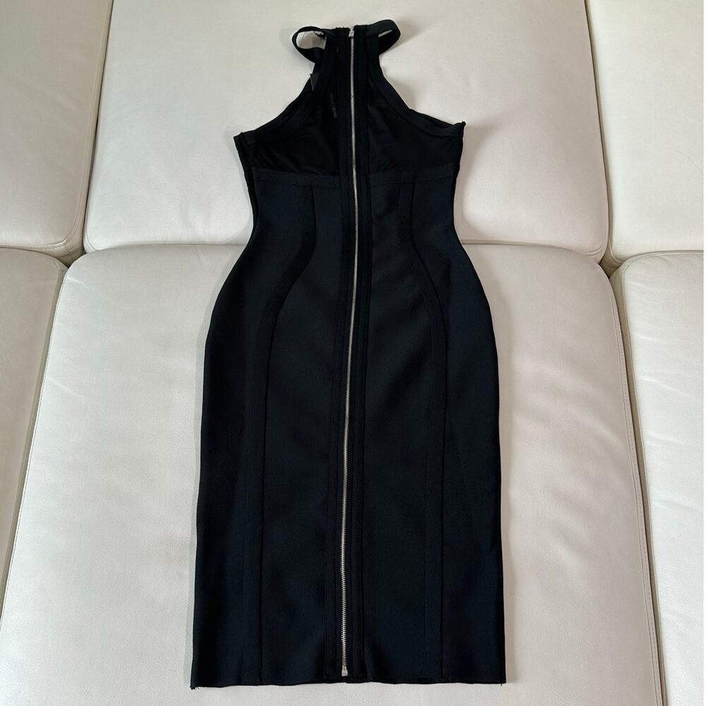 Fashion Nova Midnight Escape Bandage Midi Dress - Picture 6 of 10